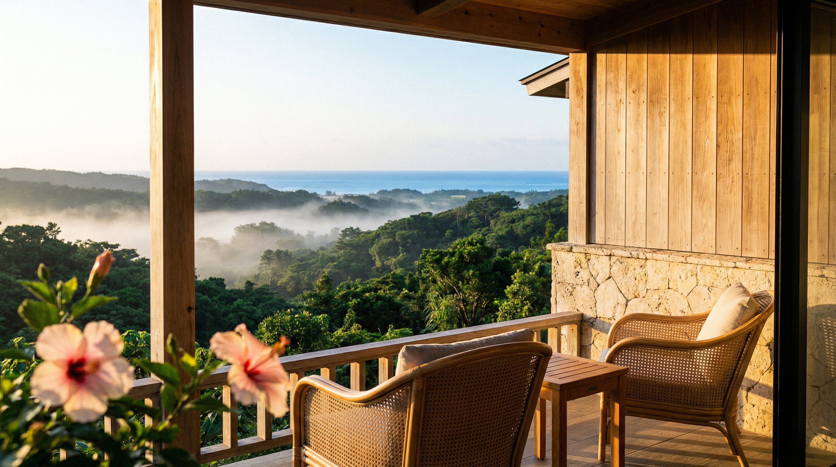 テラスからの眺め